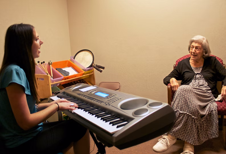 Music therapy session